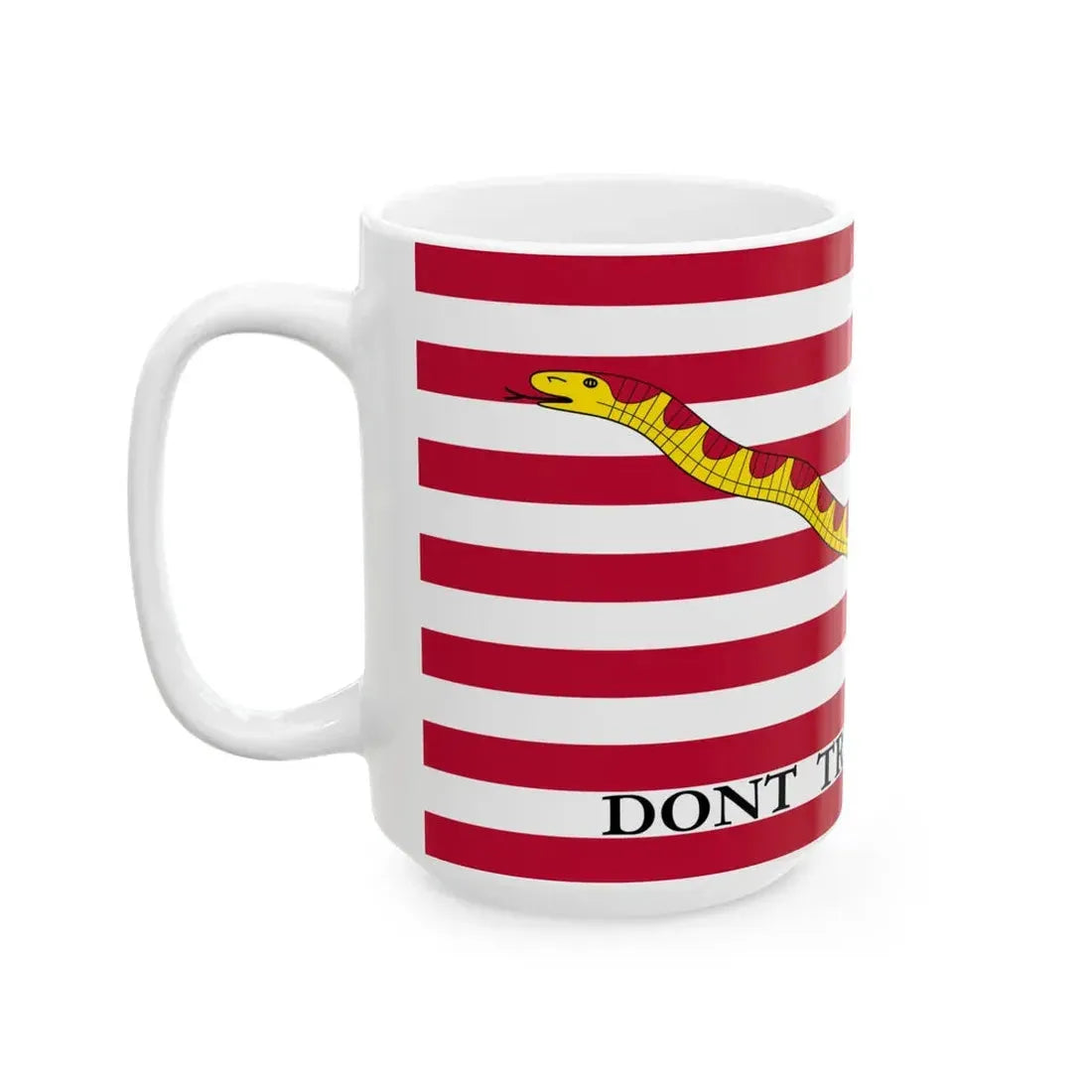 Naval jack of the United States 2002-2019 (United States) White Coffee Mug - Go Mug Yourself