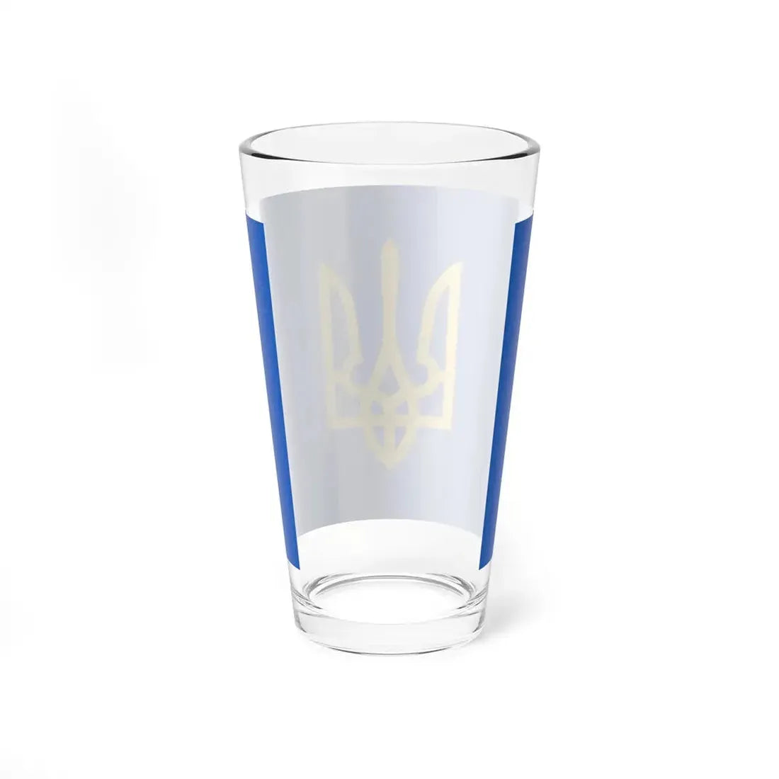 Naval jack of Ukraine 1992 (Ukraine) Pint Glass 16oz - Go Mug Yourself