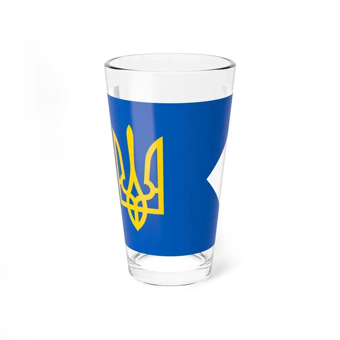 Naval Jack of Ukraine 1993 (Ukraine) Pint Glass 16oz 16oz - Go Mug Yourself