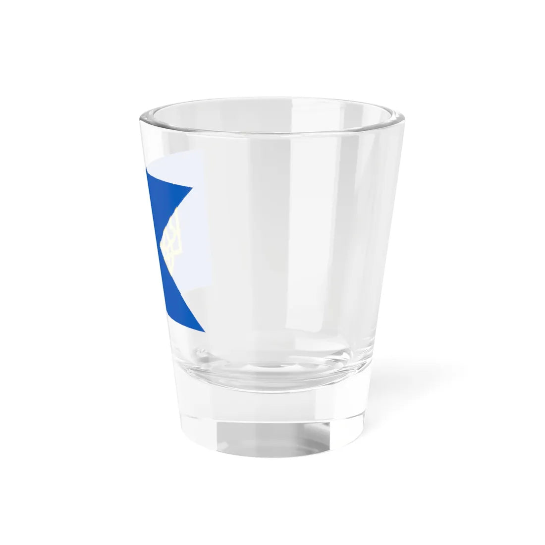 Naval Jack of Ukraine 1993 (Ukraine) Shot Glass 1.5oz - Go Mug Yourself