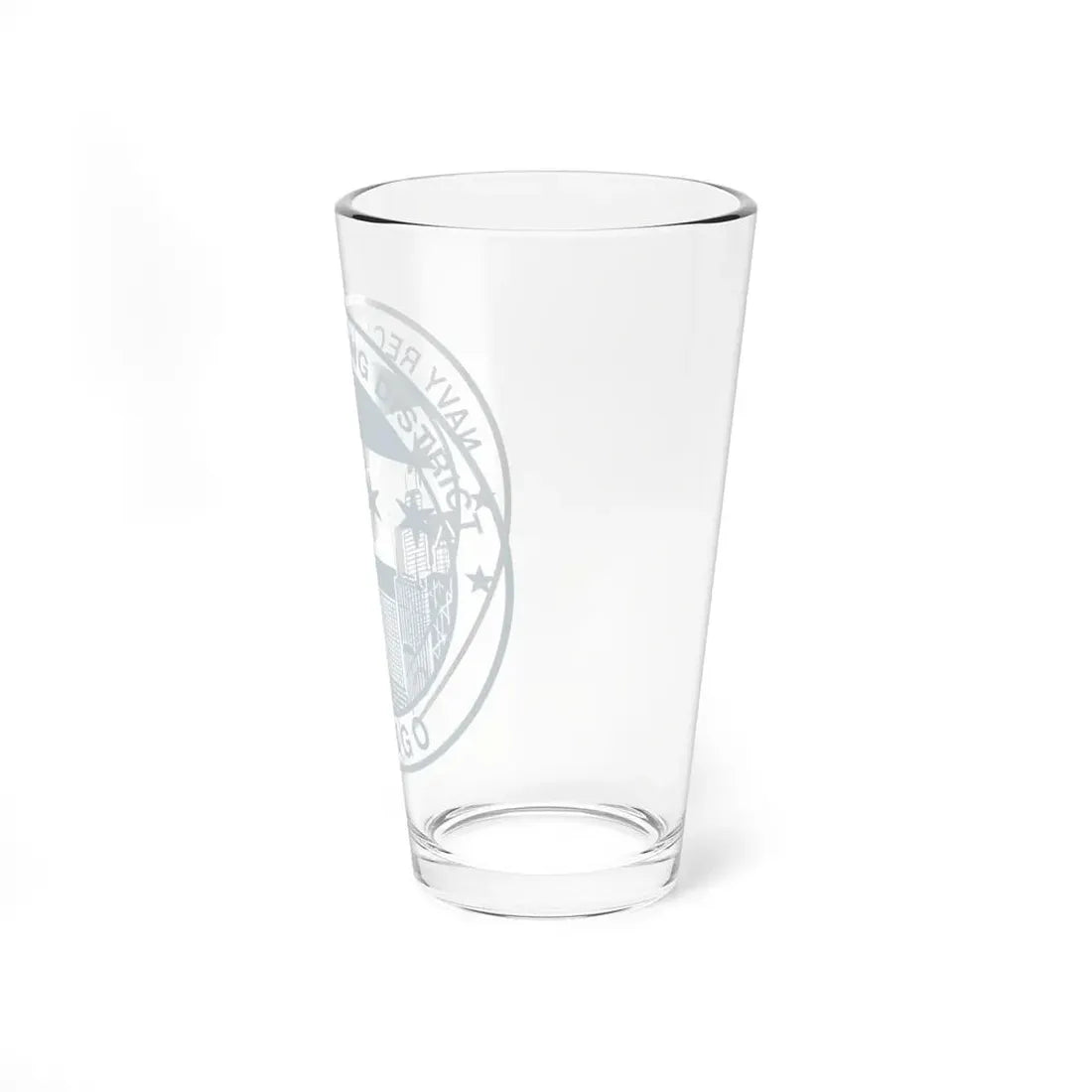 Naval Recruiting District Chicago (U.S. Navy) Pint Glass 16oz - Go Mug Yourself