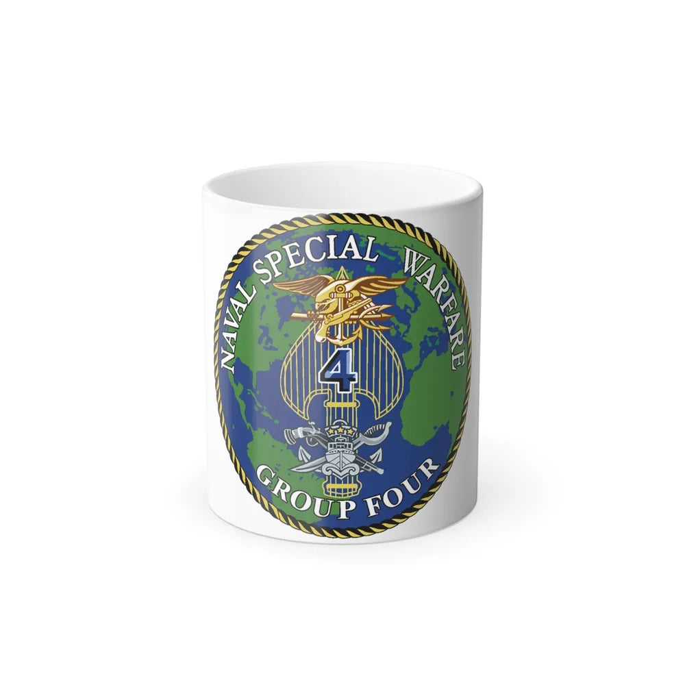 Naval Special Warfare Group 4 (U.S. Navy) Color Changing Mug 11oz-11oz-Go Mug Yourself