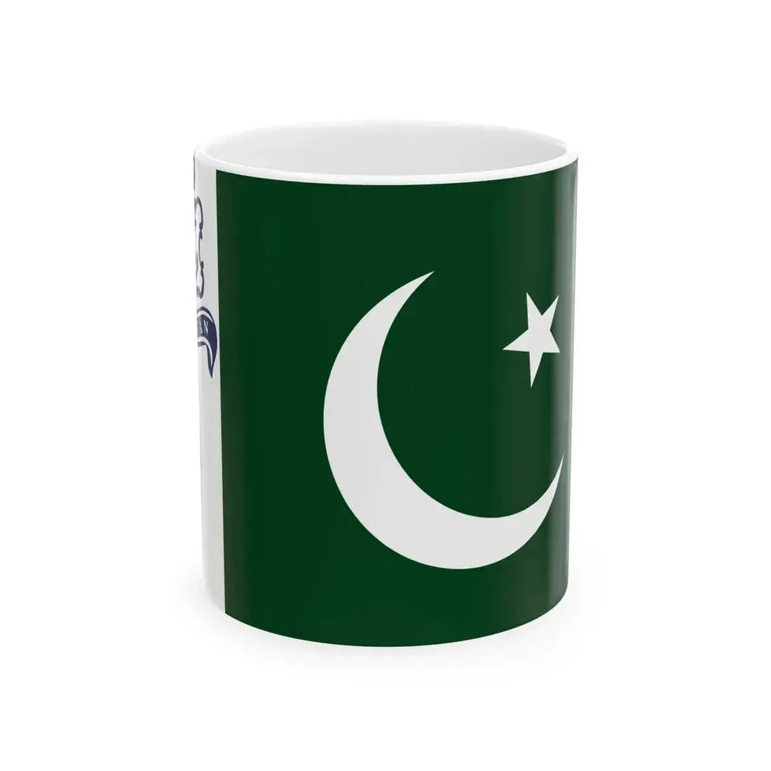 Naval Standard of Pakistan (Pakistan) White Coffee Mug 11oz - Go Mug Yourself