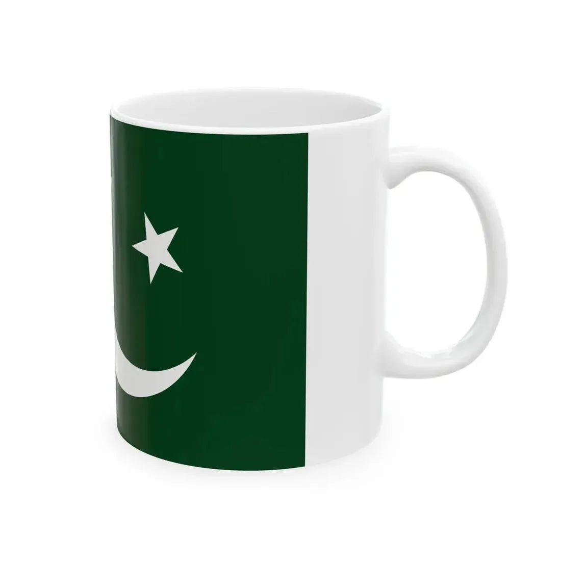 Naval Standard of Pakistan (Pakistan) White Coffee Mug - Go Mug Yourself