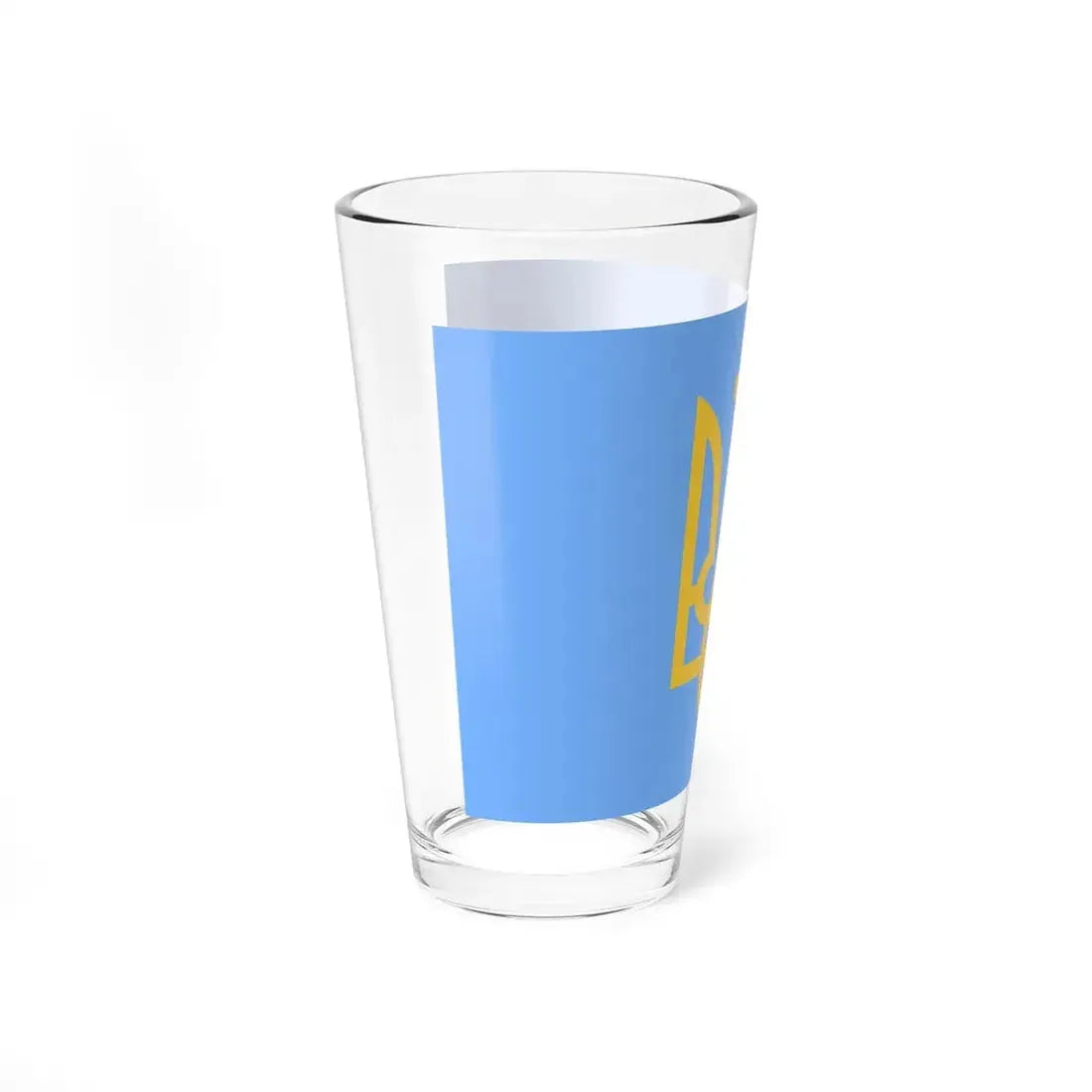 Naval Standard of the Hetman of Ukraine (Ukraine) Pint Glass 16oz - Go Mug Yourself