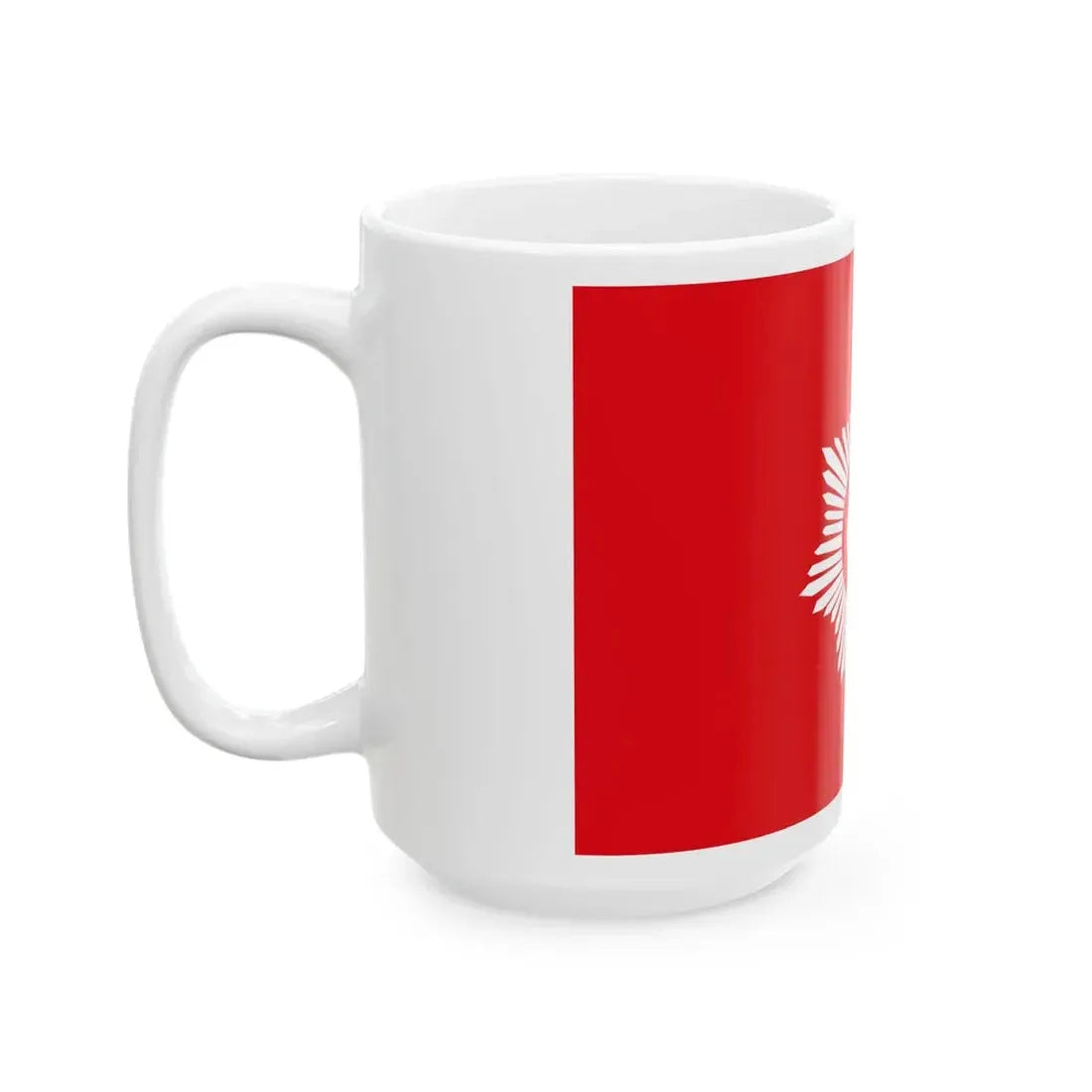 Naval standard of the Ottoman Sultan (Oman) White Coffee Mug - Go Mug Yourself