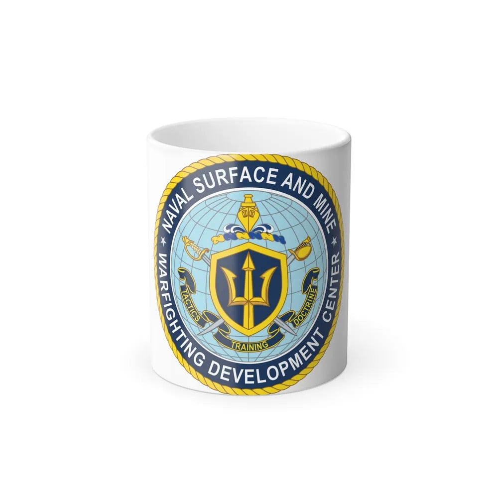 Naval Surface & Mine Warfighting Dev Center (U.S. Navy) Color Changing Mug 11oz-11oz-Go Mug Yourself