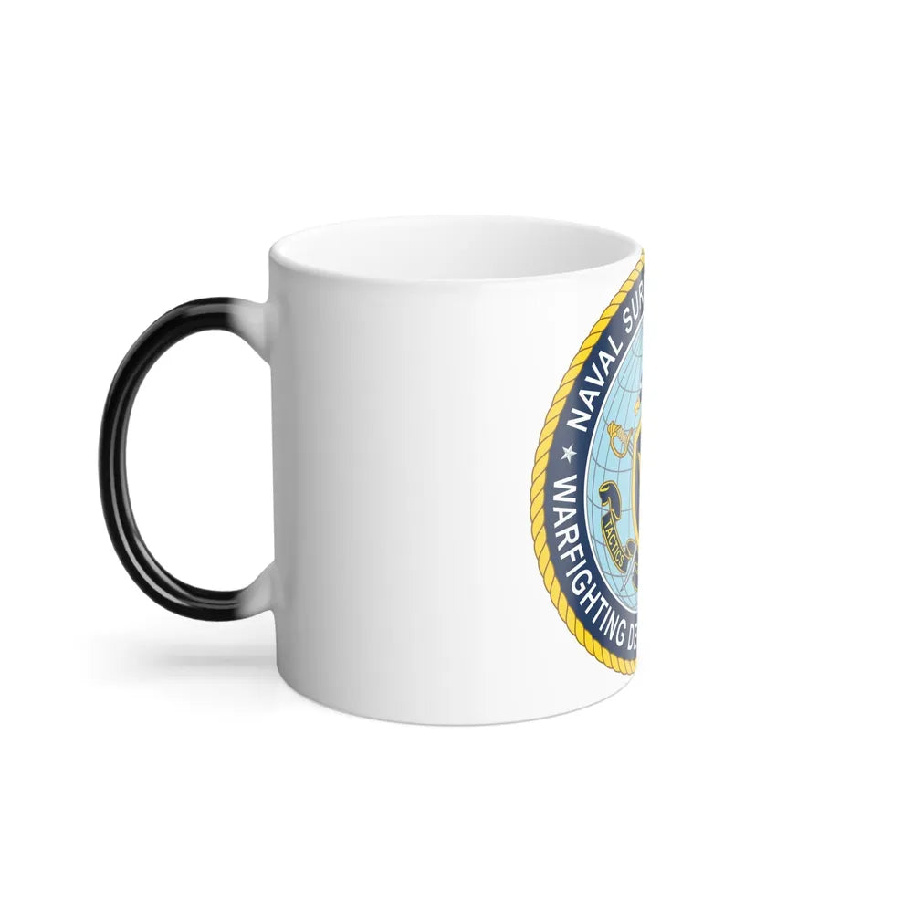 Naval Surface & Mine Warfighting Dev Center (U.S. Navy) Color Changing Mug 11oz-Go Mug Yourself
