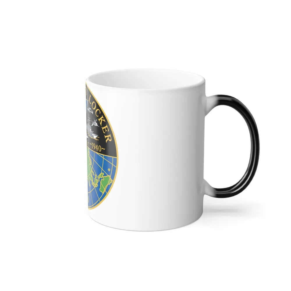 NAVWAR Goat Locker (U.S. Navy) Color Changing Mug 11oz-Go Mug Yourself