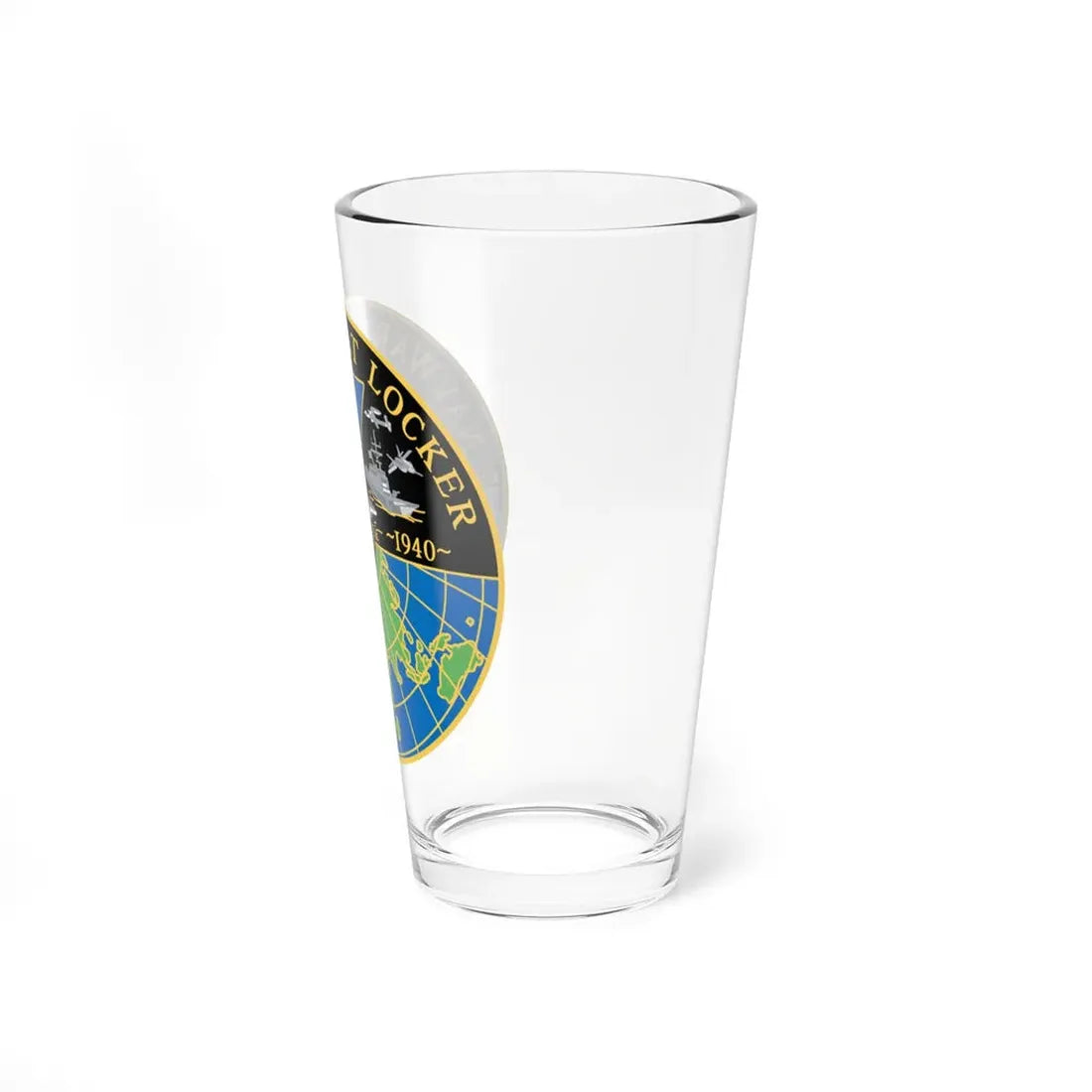 NAVWAR Goat Locker (U.S. Navy) Pint Glass 16oz - Go Mug Yourself