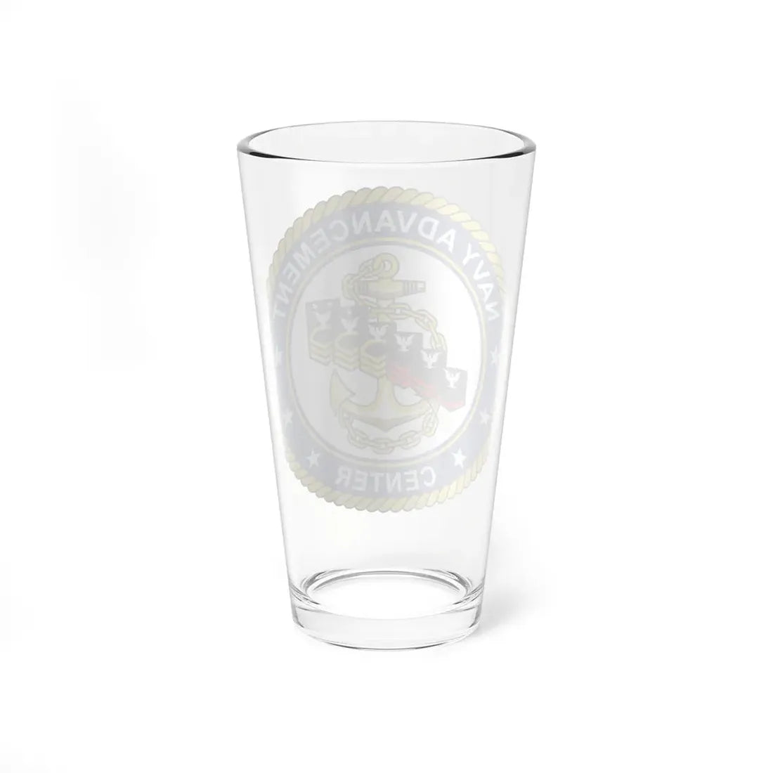 Navy Advancement Center NAC (U.S. Navy) Pint Glass 16oz - Go Mug Yourself