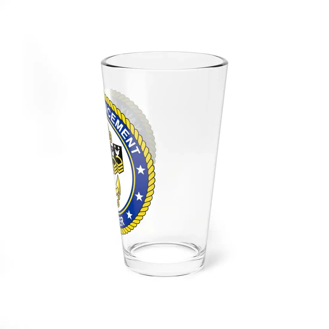 Navy Advancement Center NAC (U.S. Navy) Pint Glass 16oz - Go Mug Yourself