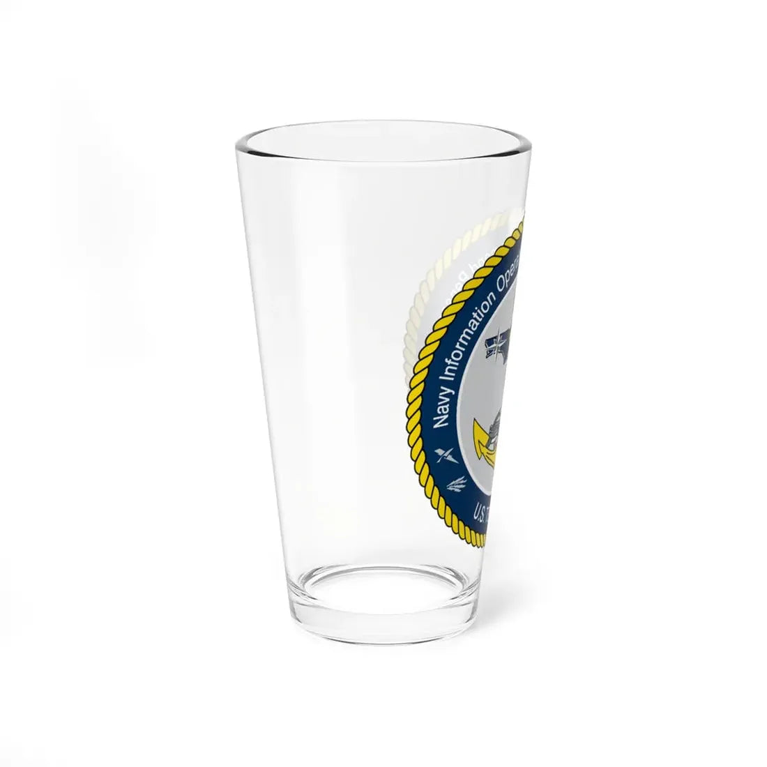 Navy Information Operations Command Pensacola FL US Tenth Fleet (U.S. Navy) Pint Glass 16oz - Go Mug Yourself
