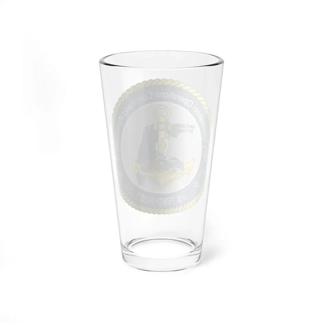 Navy Information Operations Command Pensacola FL US Tenth Fleet (U.S. Navy) Pint Glass 16oz - Go Mug Yourself