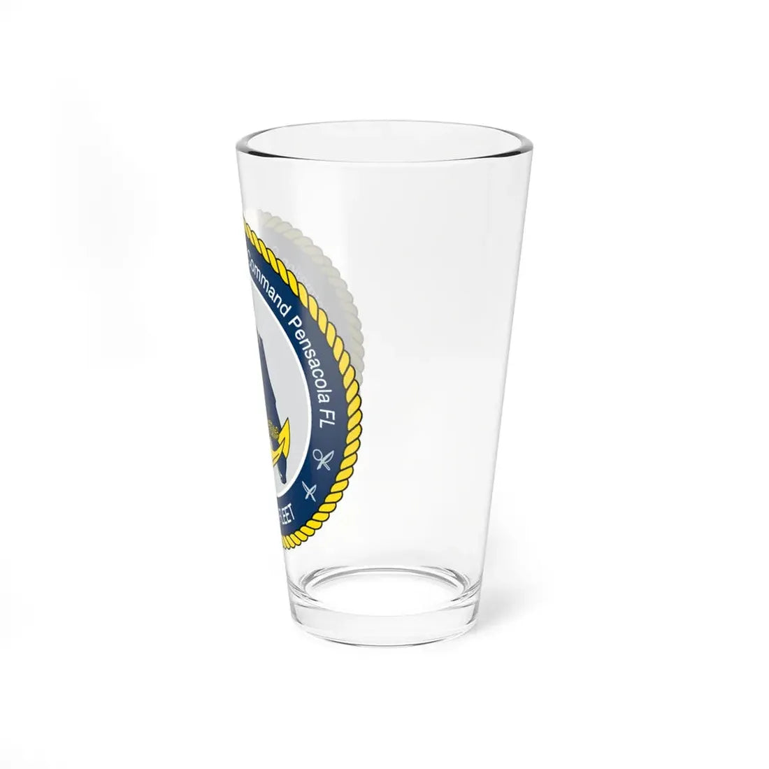 Navy Information Operations Command Pensacola FL US Tenth Fleet (U.S. Navy) Pint Glass 16oz - Go Mug Yourself