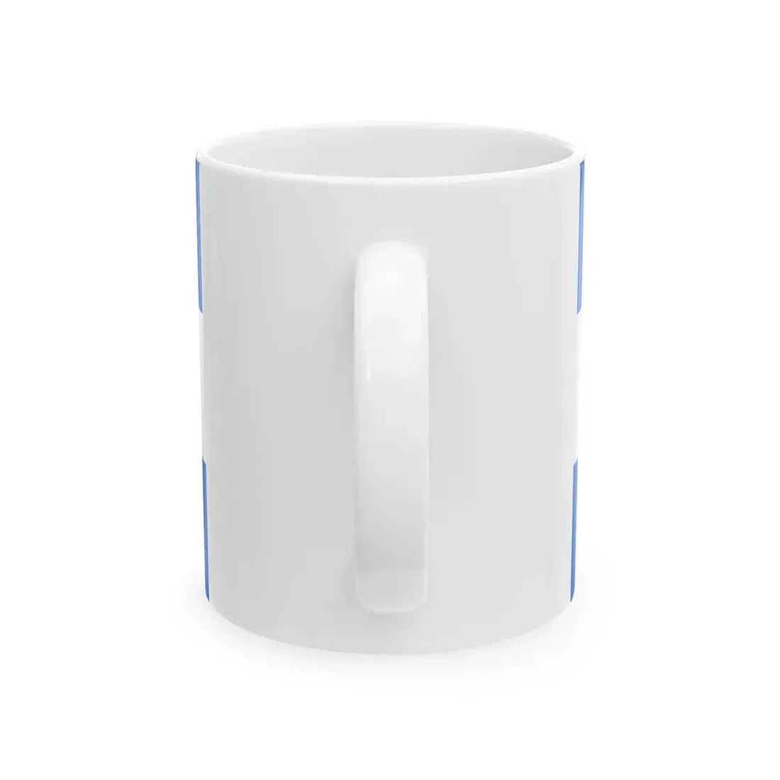 Navy Jack of Argentina 1818 (Argentina) White Coffee Mug - Go Mug Yourself