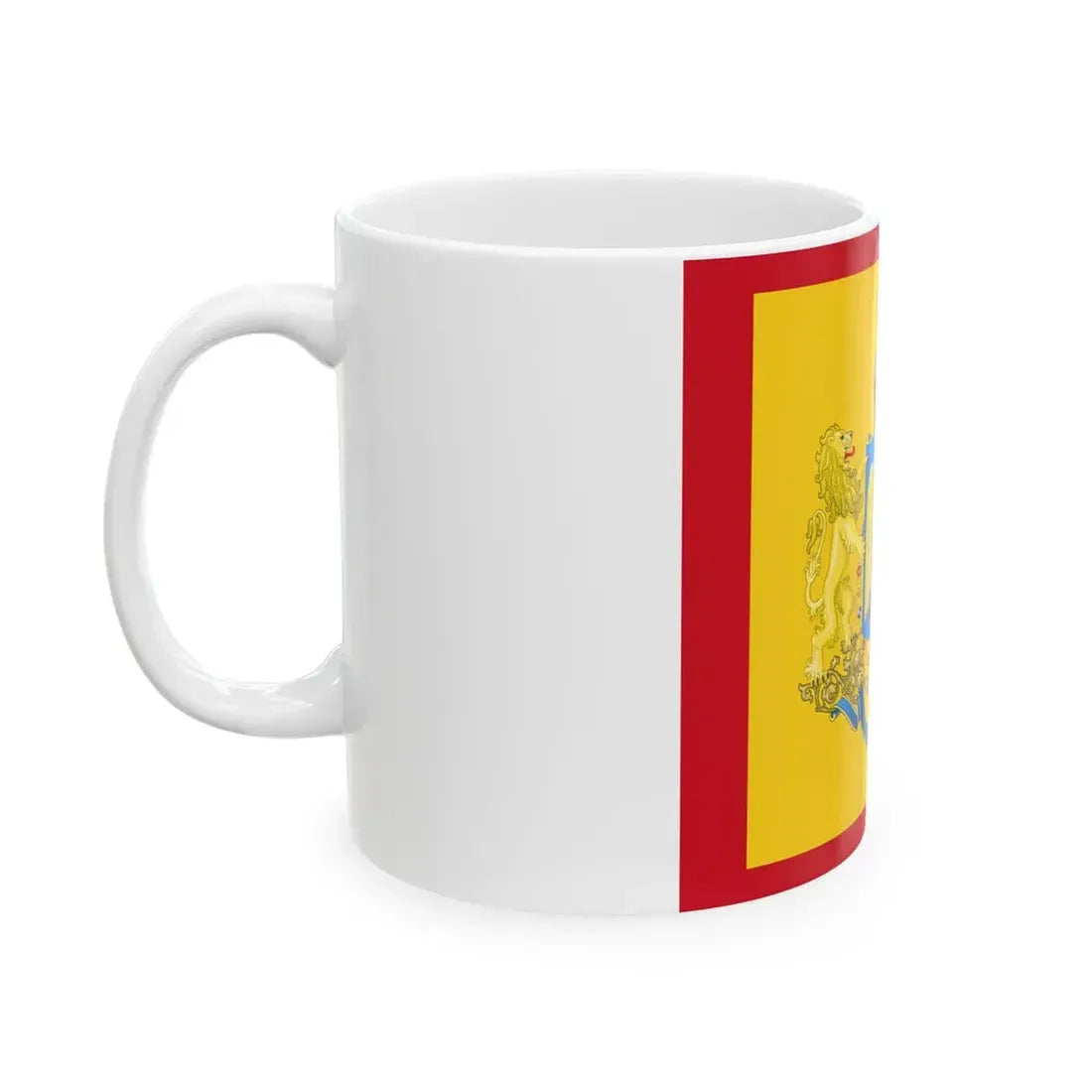Navy Jack of Romania 1921 (Moldova) White Coffee Mug - Go Mug Yourself