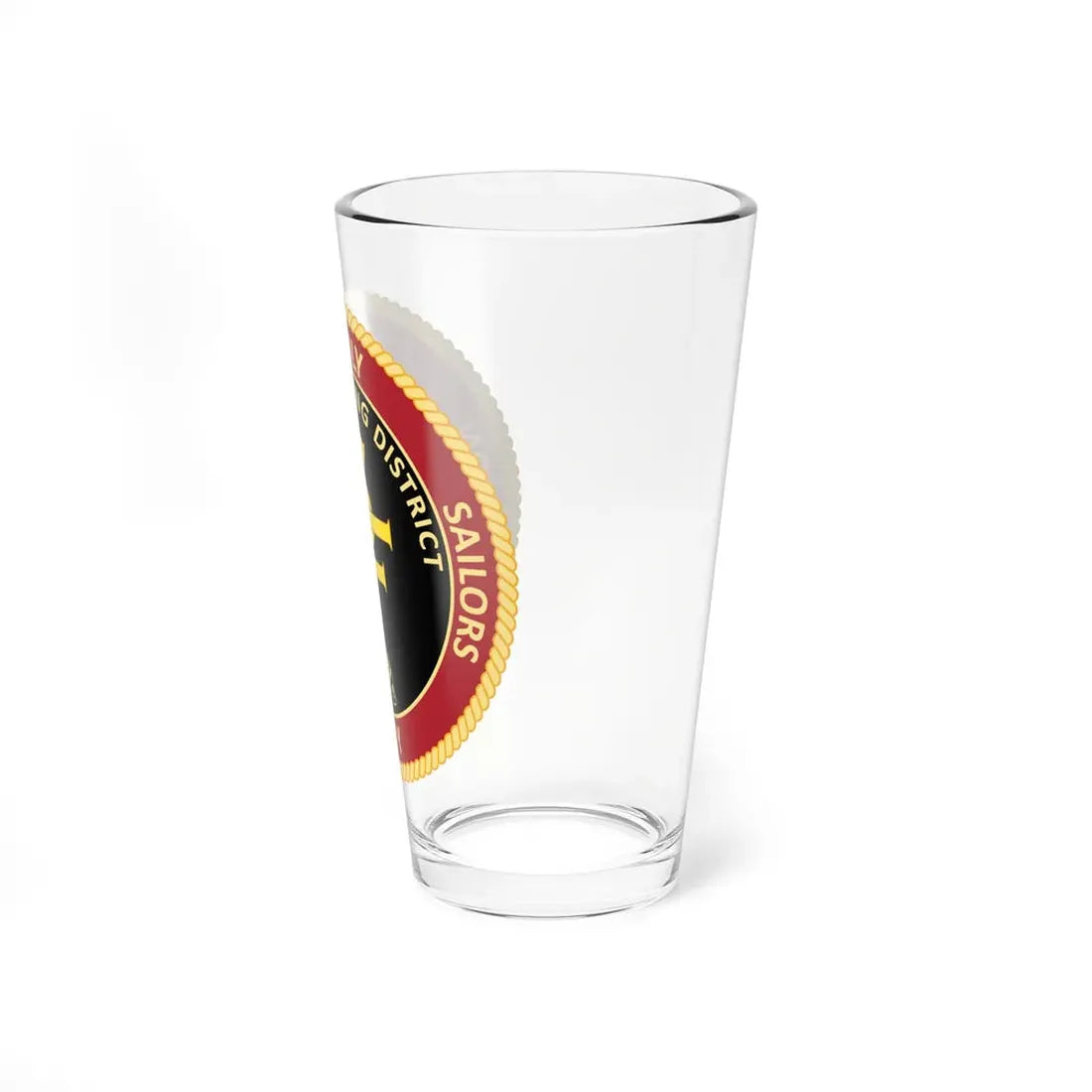 Navy Recruiting District San Francisco (U.S. Navy) Pint Glass 16oz - Go Mug Yourself