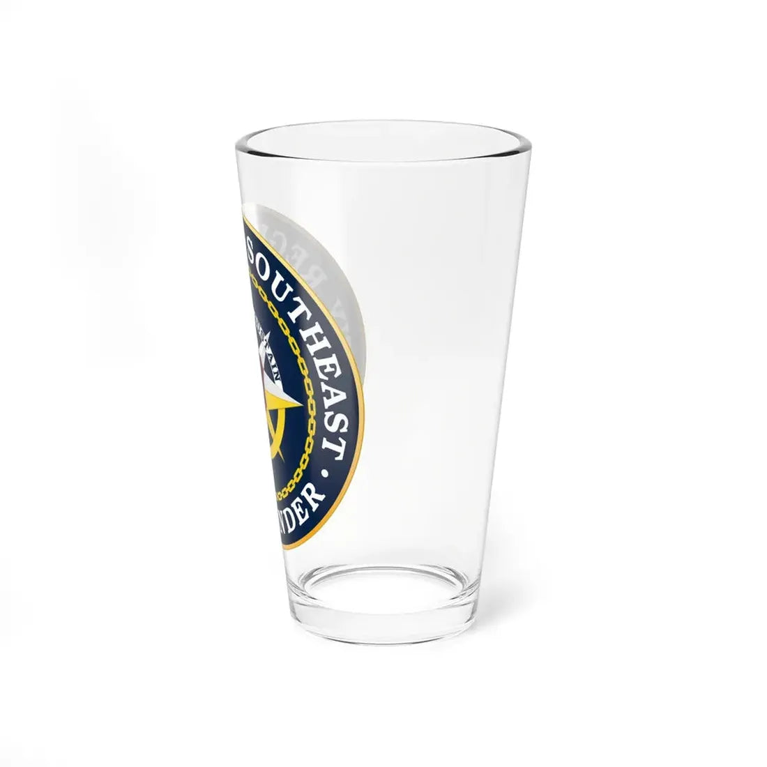 Navy Region Southeast (U.S. Navy) Pint Glass 16oz - Go Mug Yourself
