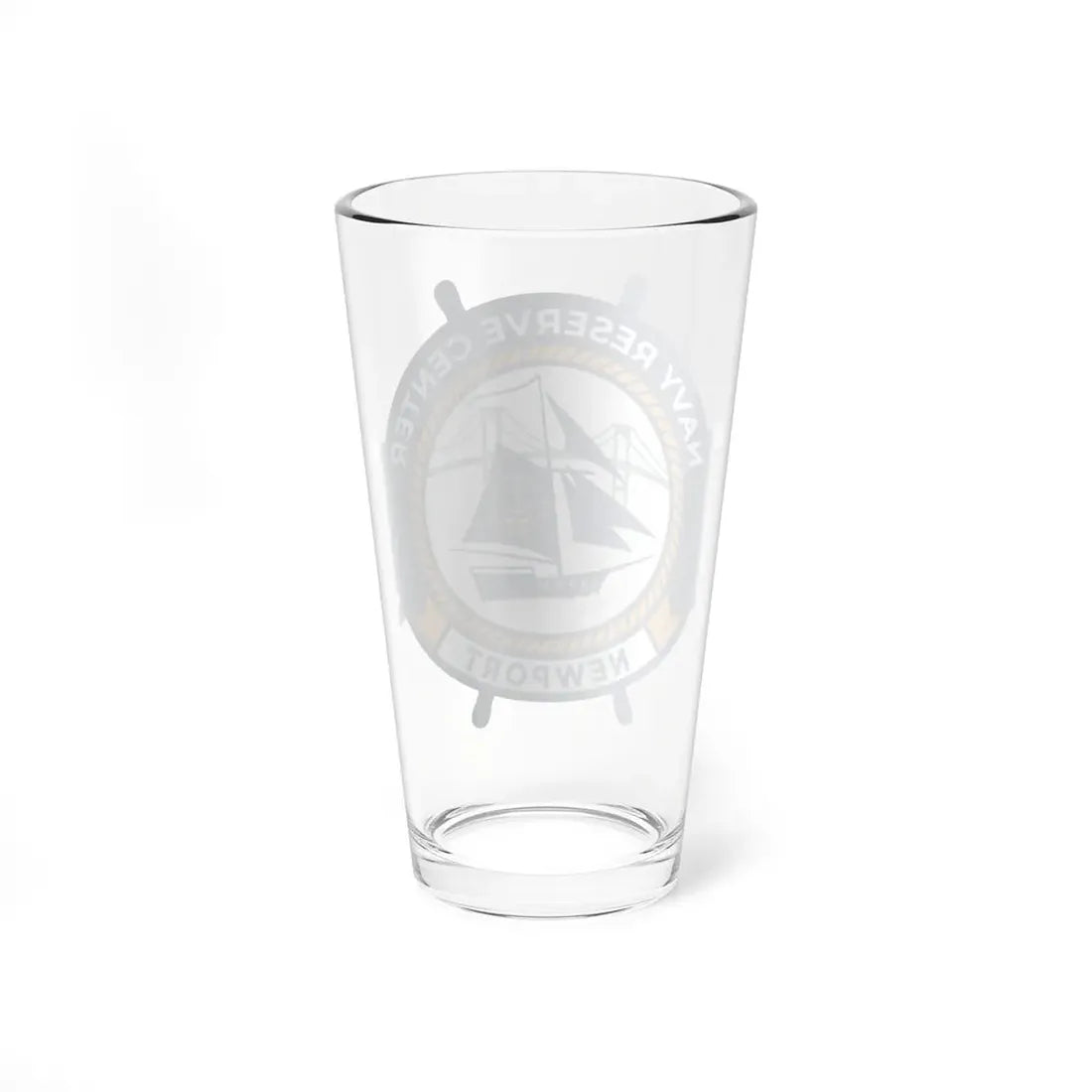 Navy Reserve Center Newport (U.S. Navy) Pint Glass 16oz - Go Mug Yourself