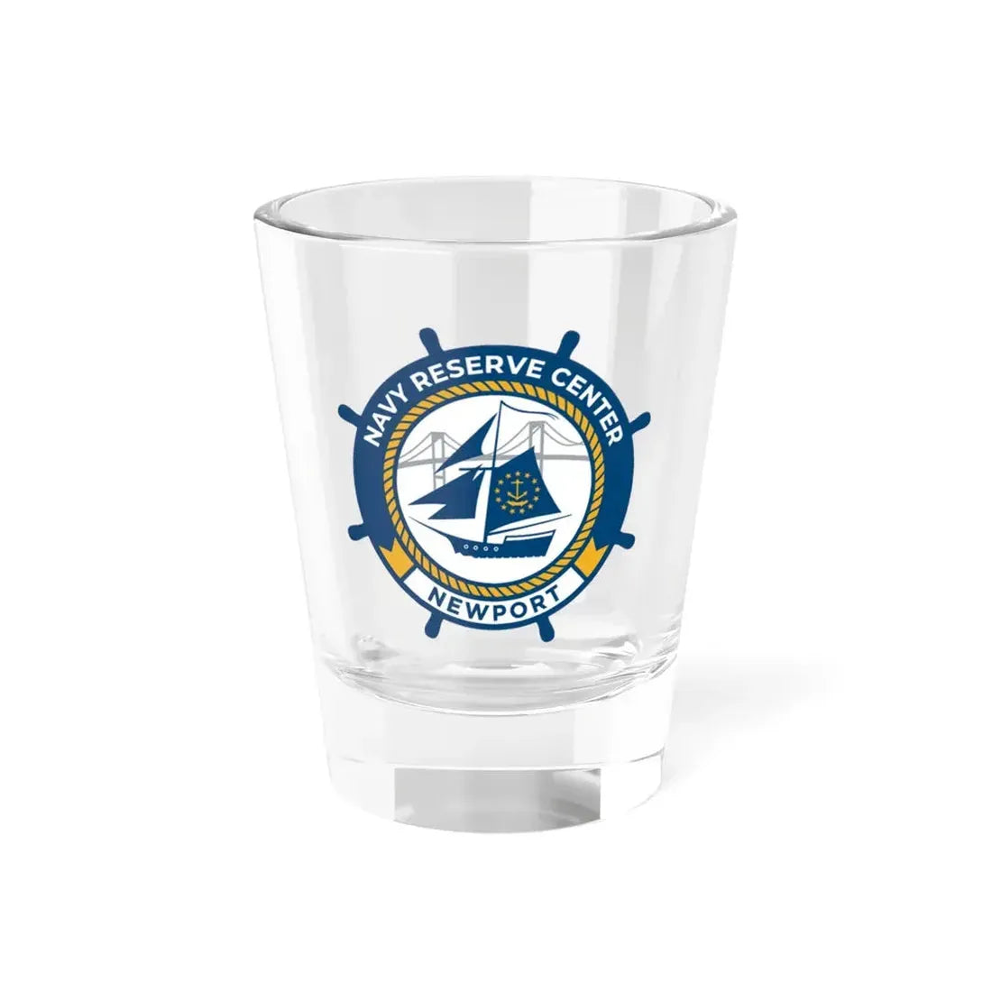 Navy Reserve Center Newport (U.S. Navy) Shot Glass 1.5oz 1.5oz - Go Mug Yourself