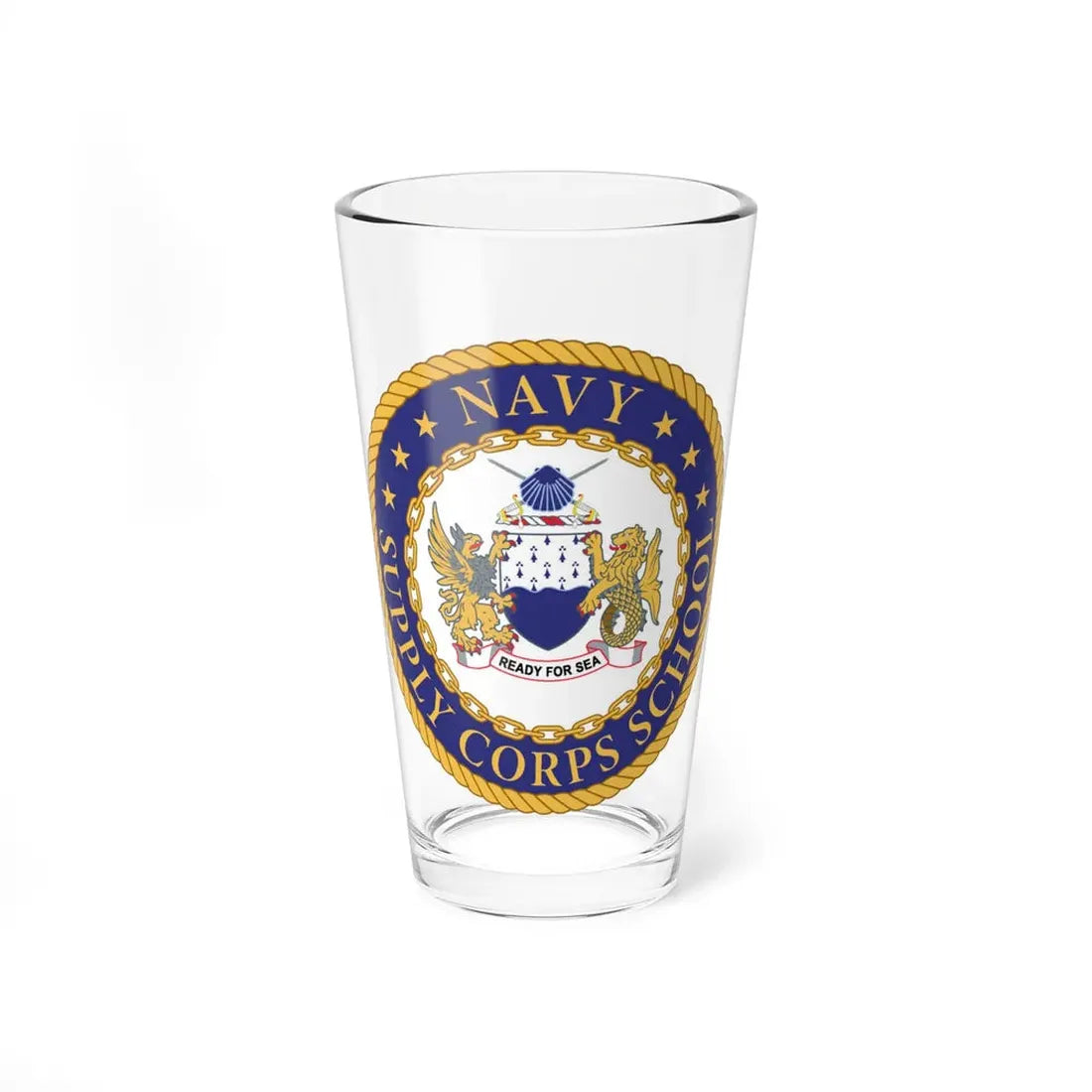 Navy Supply Corps School (U.S. Navy) Pint Glass 16oz 16oz - Go Mug Yourself