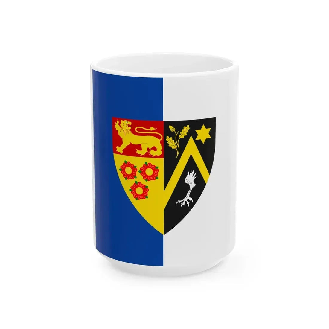 Nazareth B vlag (Belgium) White Coffee Mug 15oz - Go Mug Yourself