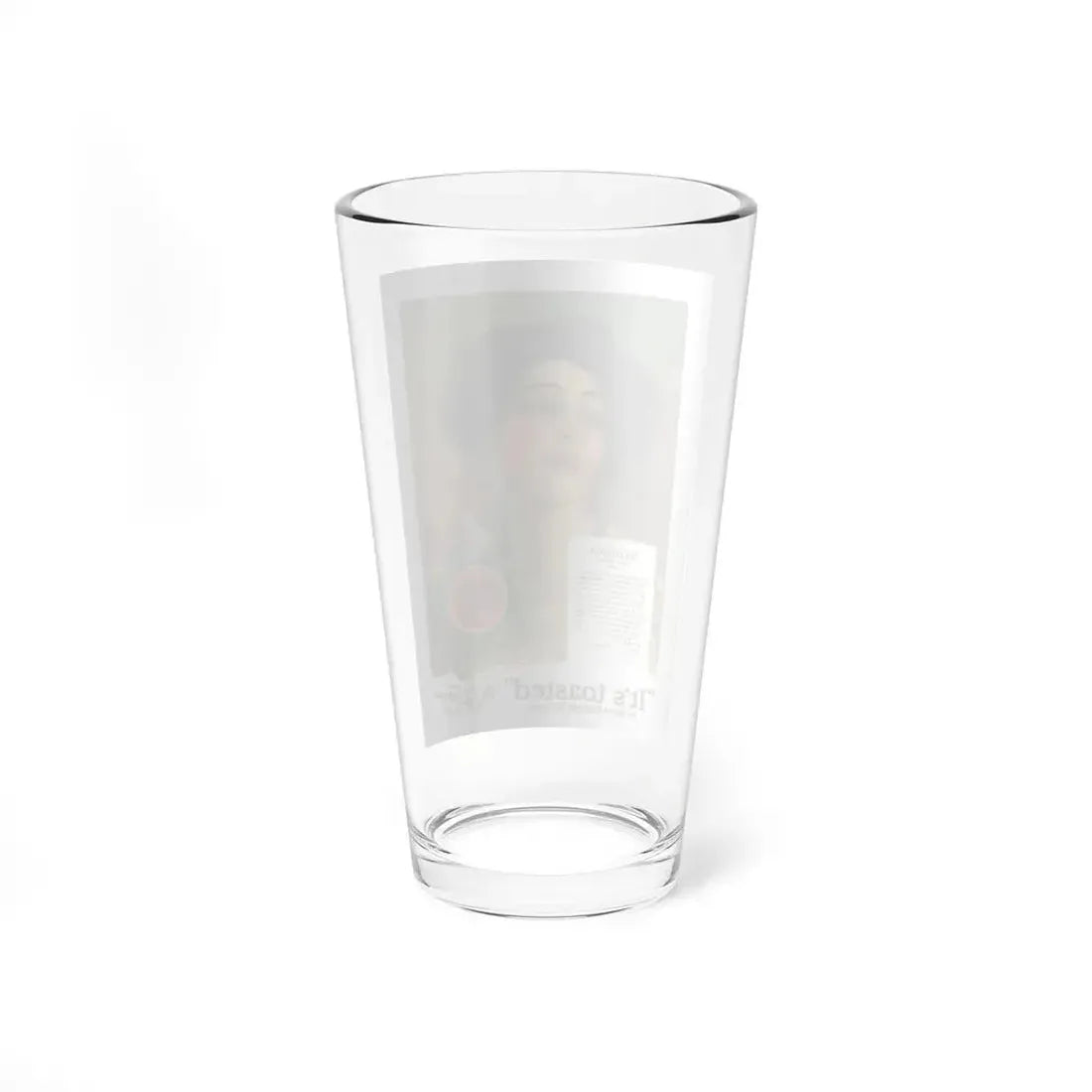 Nazimova, Lucky Strike ad on the back cover of Motion Picture, June 1928 (Magazine Illustration) Pint Glass 16oz - Go Mug Yourself