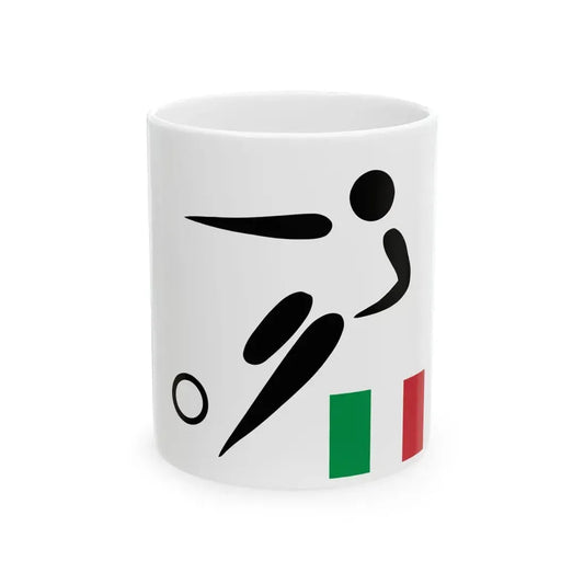 Nazionale italiana calcio (Italy) White Coffee Mug 11oz - Go Mug Yourself