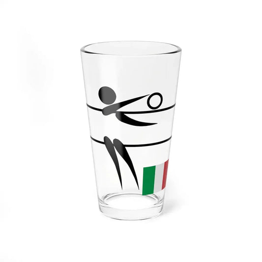 Nazionale italiana pallavolo (Italy) Pint Glass 16oz 16oz - Go Mug Yourself