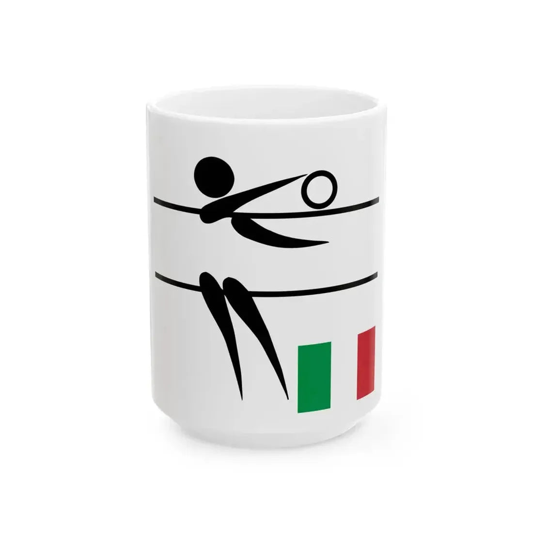 Nazionale italiana pallavolo (Italy) White Coffee Mug 15oz - Go Mug Yourself