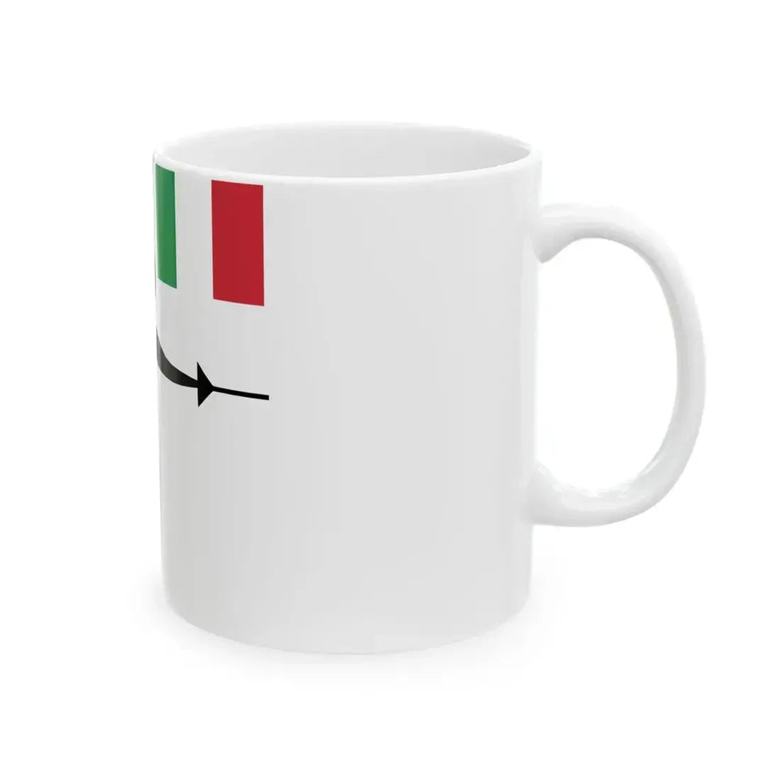 Nazionale italiana scherma (Italy) White Coffee Mug - Go Mug Yourself