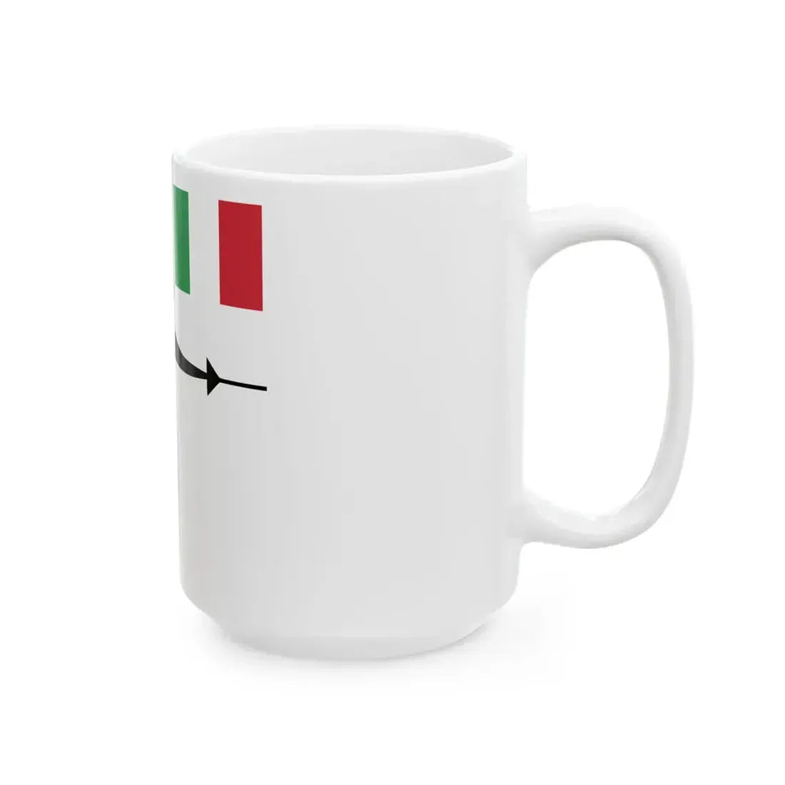 Nazionale italiana scherma (Italy) White Coffee Mug - Go Mug Yourself