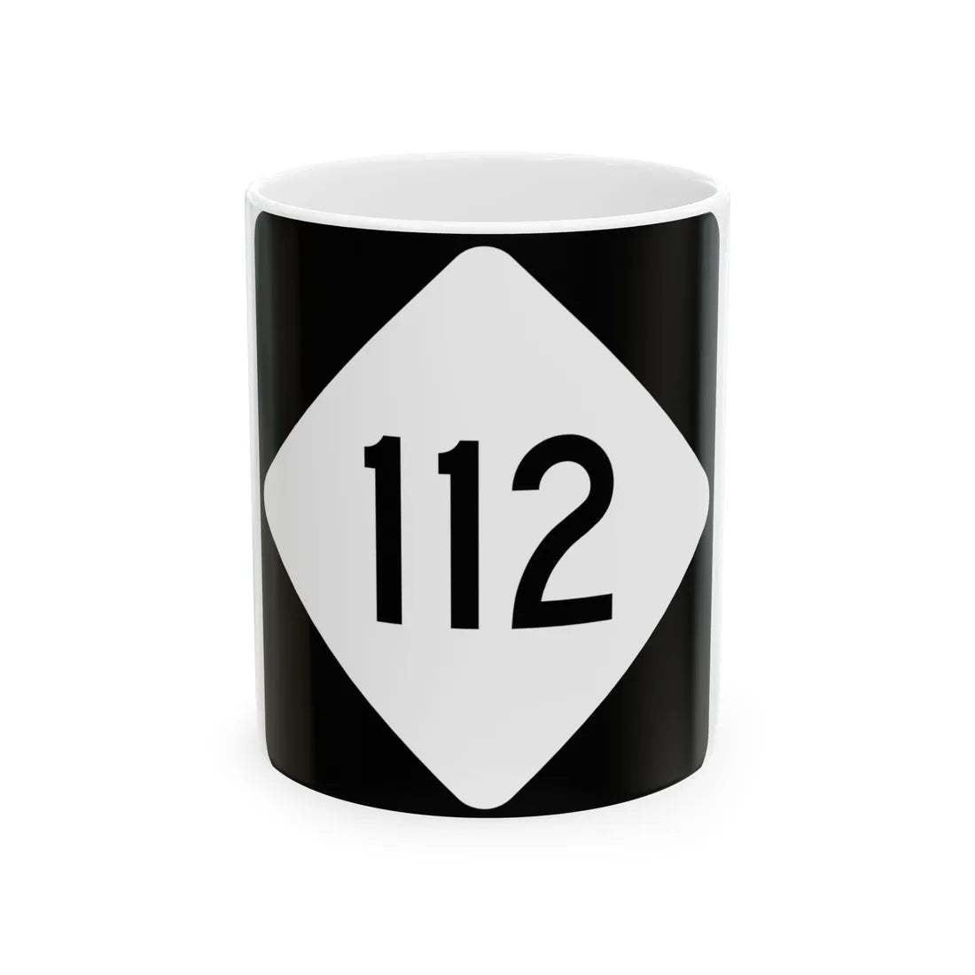 NC 112 (North Carolina) (Road Sign) White Coffee Mug 11oz - Go Mug Yourself