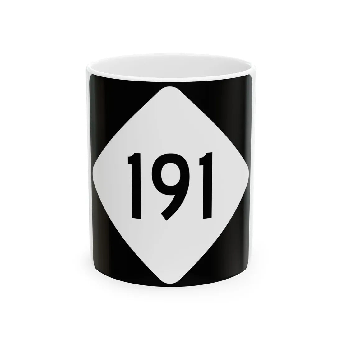 NC 191 (North Carolina) (Road Sign) White Coffee Mug 11oz - Go Mug Yourself