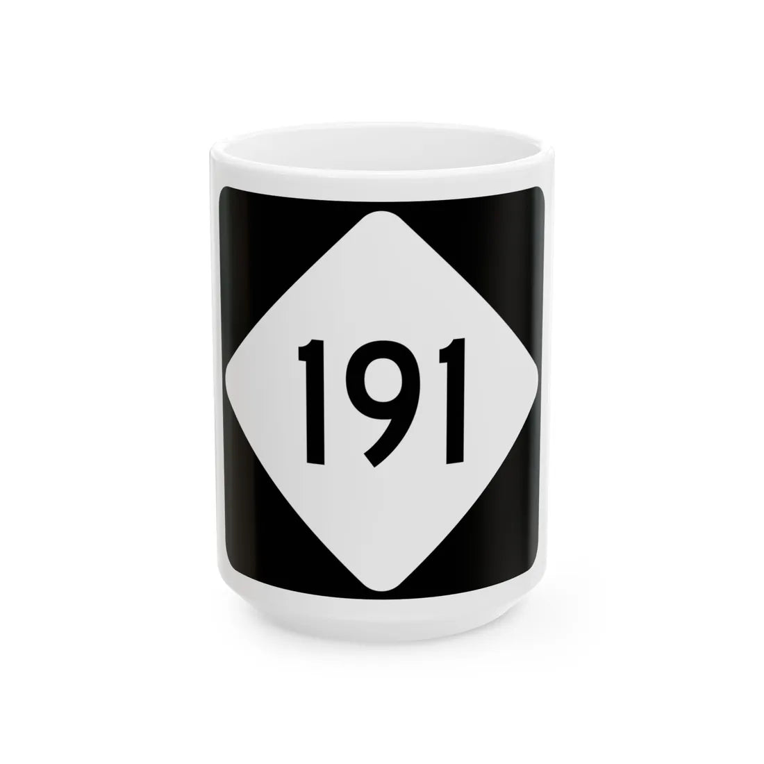 NC 191 (North Carolina) (Road Sign) White Coffee Mug 15oz - Go Mug Yourself