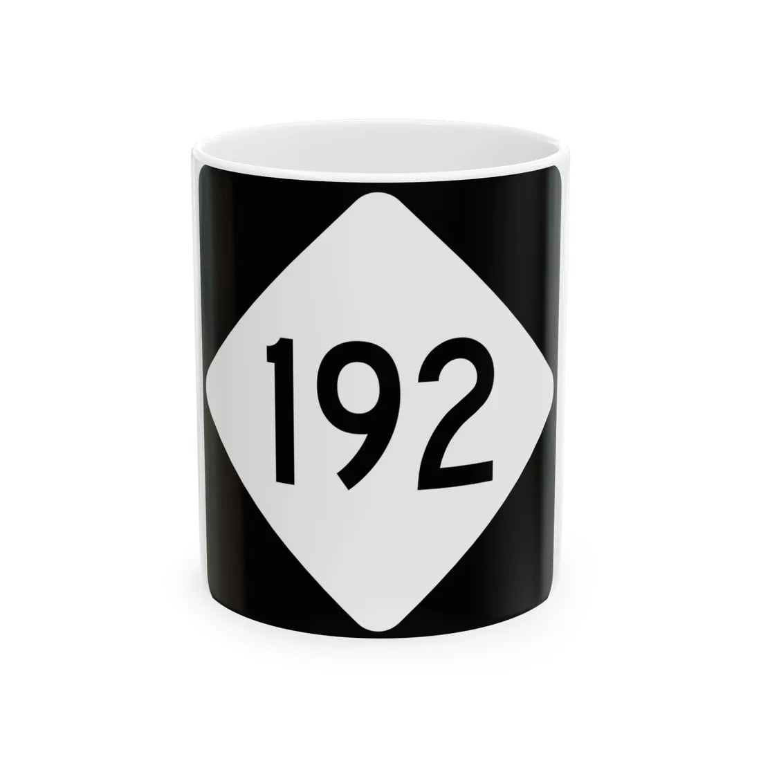 NC 192 (North Carolina) (Road Sign) White Coffee Mug 11oz - Go Mug Yourself