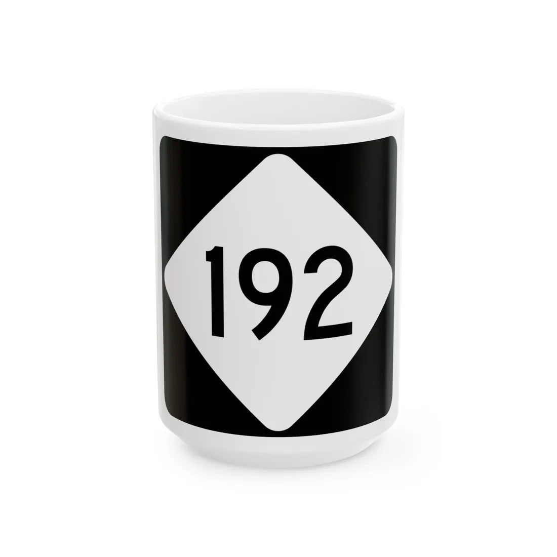 NC 192 (North Carolina) (Road Sign) White Coffee Mug 15oz - Go Mug Yourself