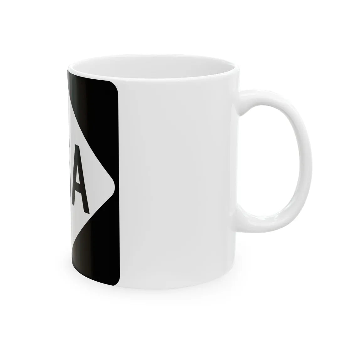 NC 25A (North Carolina) (Road Sign) White Coffee Mug - Go Mug Yourself