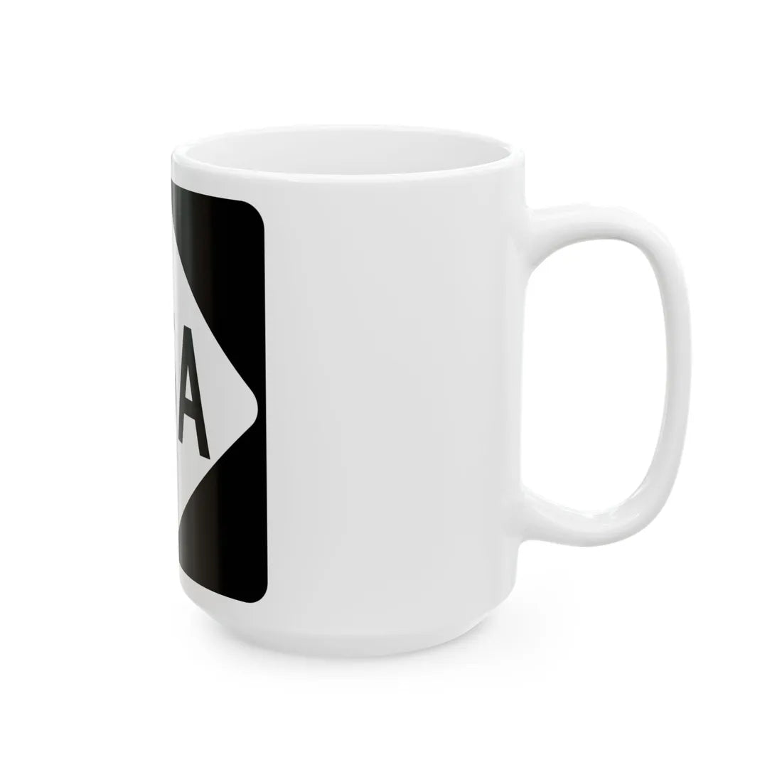 NC 25A (North Carolina) (Road Sign) White Coffee Mug - Go Mug Yourself