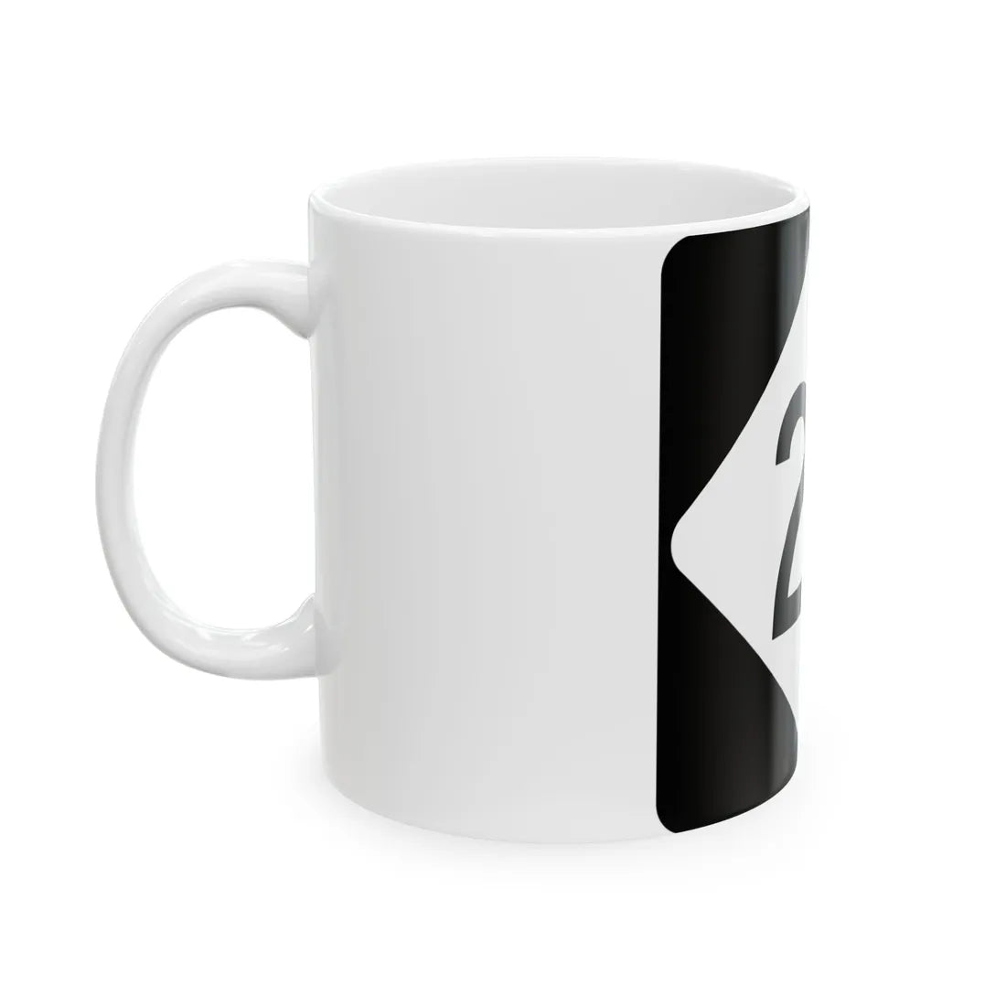 NC 27 (North Carolina) (Road Sign) White Coffee Mug - Go Mug Yourself