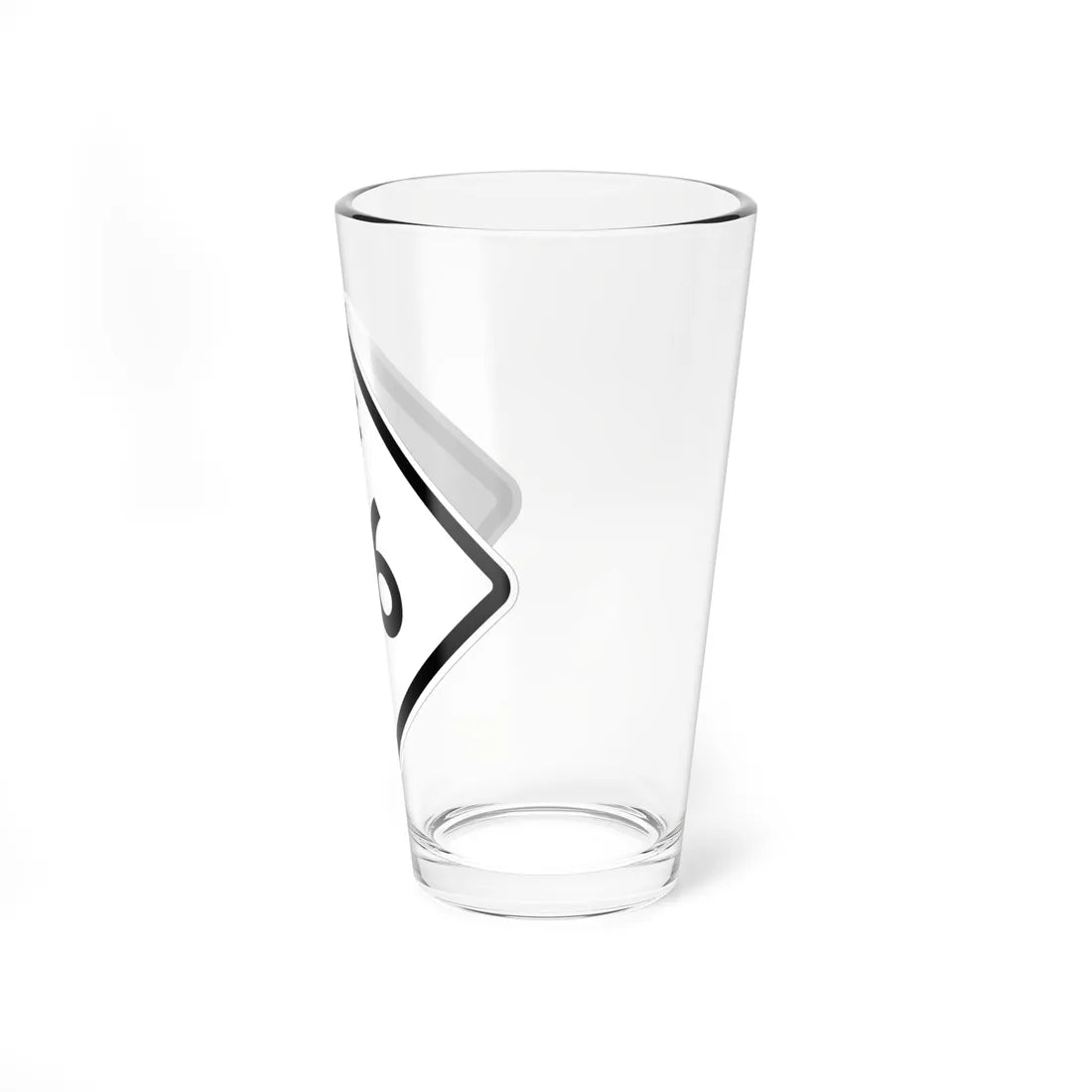 NC 36 1957 (North Carolina) (Road Sign) Pint Glass 16oz - Go Mug Yourself