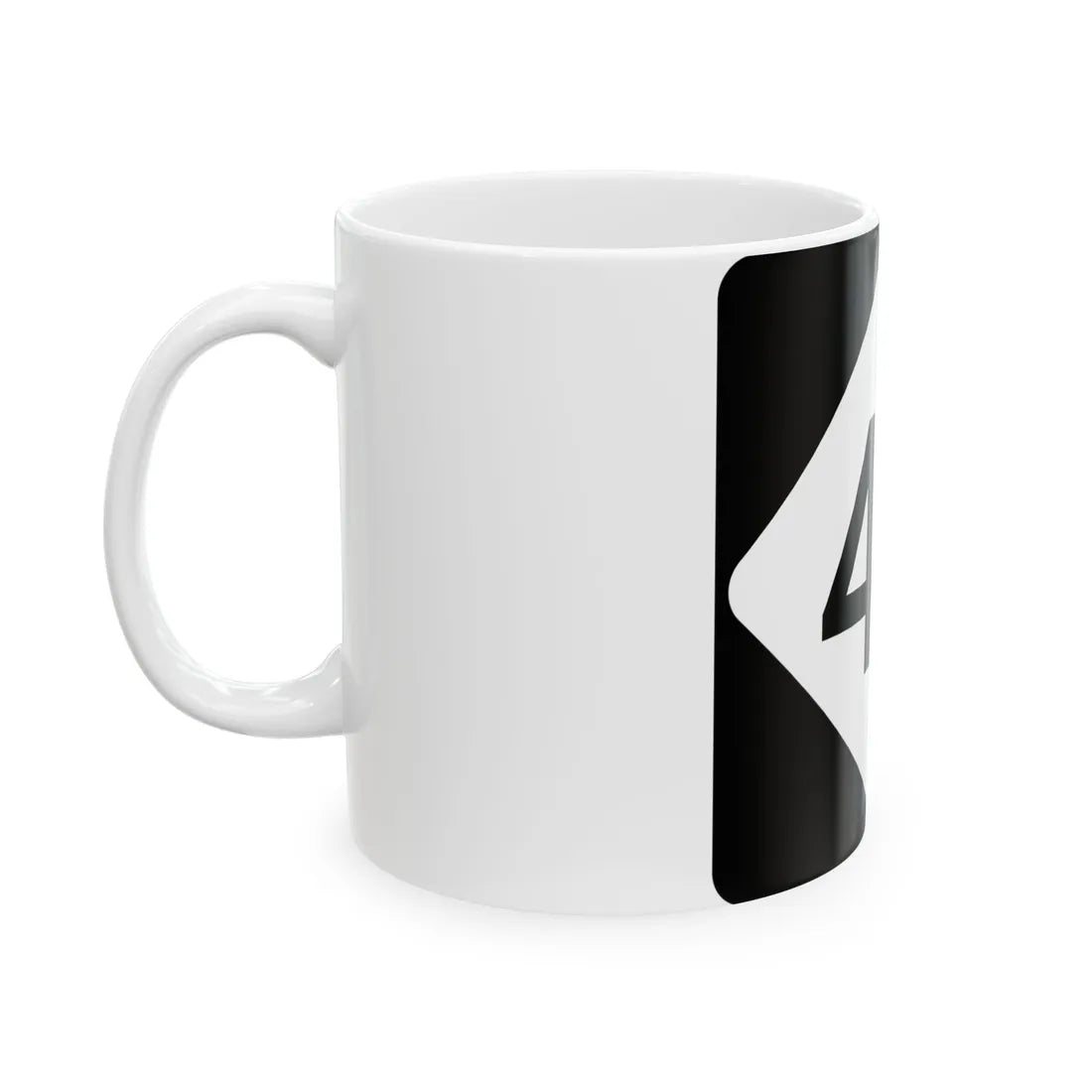 NC 40 (North Carolina) (Road Sign) White Coffee Mug - Go Mug Yourself