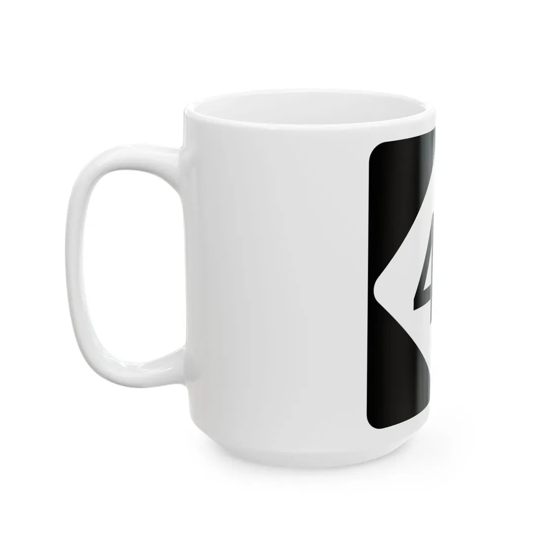 NC 46 (North Carolina) (Road Sign) White Coffee Mug - Go Mug Yourself