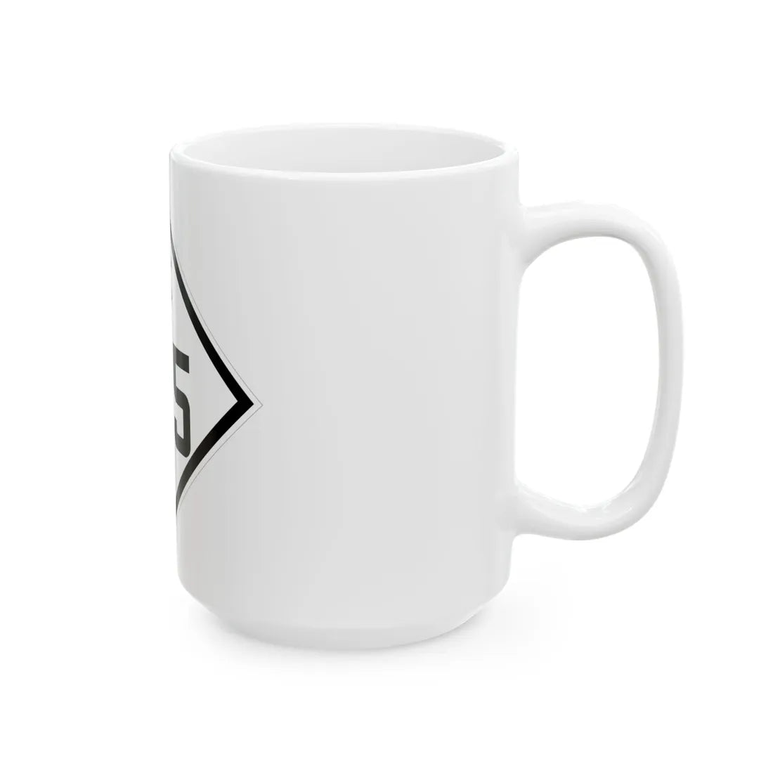 NC 515 1945 (North Carolina) (Road Sign) White Coffee Mug - Go Mug Yourself