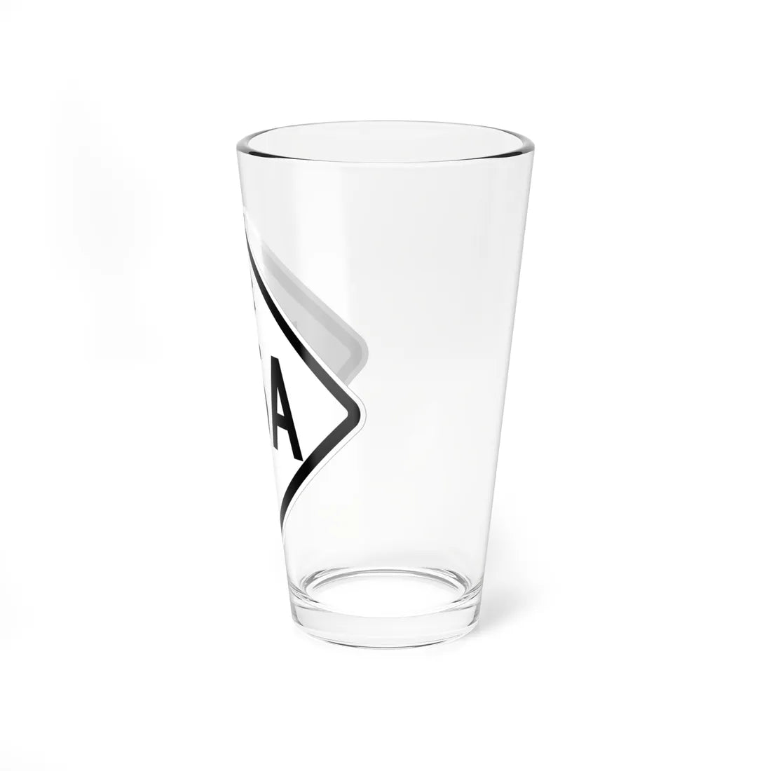 NC 55A 1957 (North Carolina) (Road Sign) Pint Glass 16oz - Go Mug Yourself