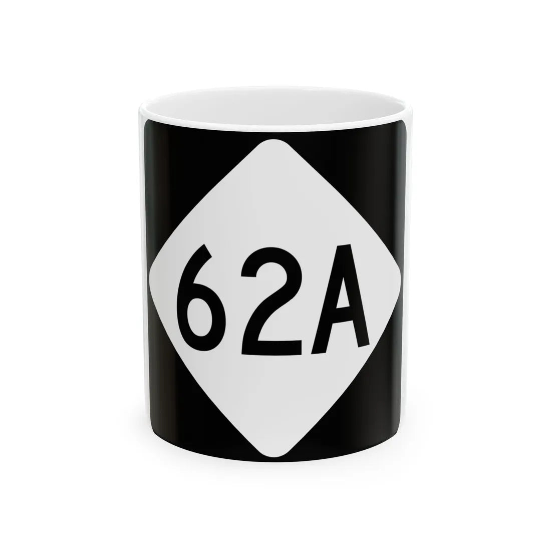 NC 62A (North Carolina) (Road Sign) White Coffee Mug 11oz - Go Mug Yourself