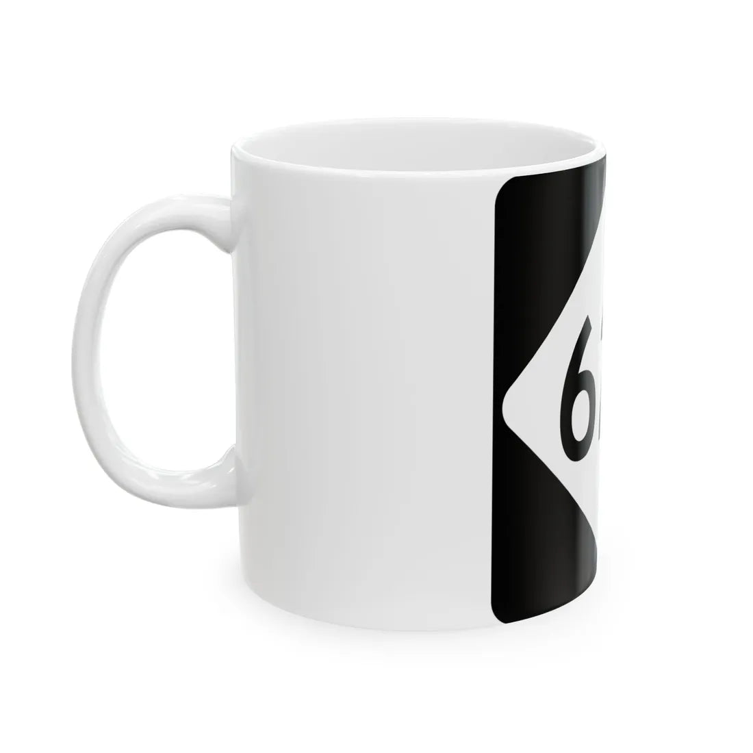 NC 62A (North Carolina) (Road Sign) White Coffee Mug - Go Mug Yourself
