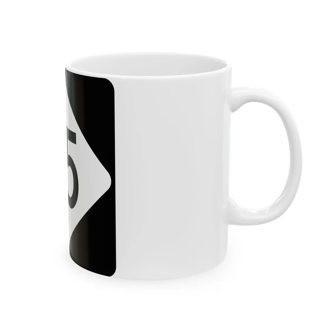 NC 65 (North Carolina) (Road Sign) White Coffee Mug - Go Mug Yourself