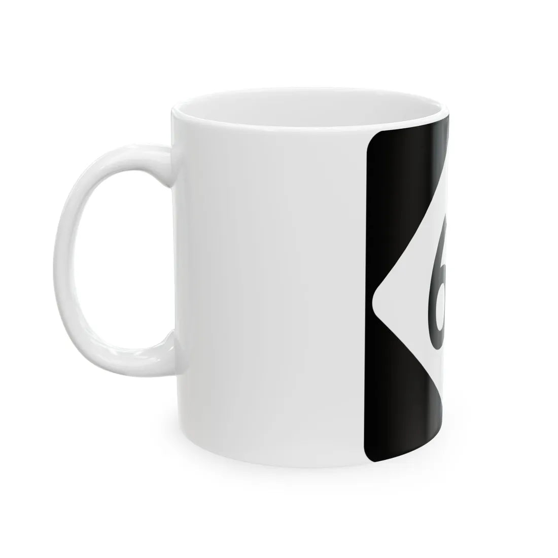 NC 69 (North Carolina) (Road Sign) White Coffee Mug - Go Mug Yourself